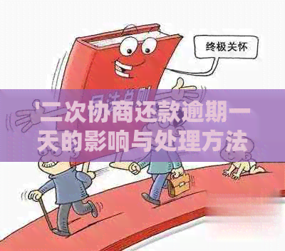 '二次协商还款逾期一天的影响与处理方法'