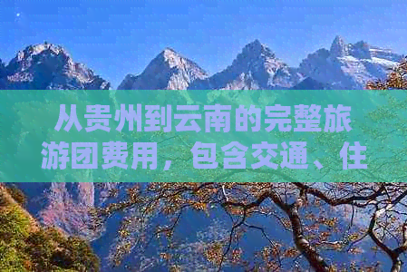 从贵州到云南的完整旅游团费用，包含交通、住宿、景点门票等详细信息