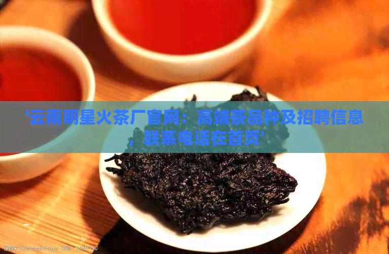 '云南明星火茶厂官网：高端茶品种及招聘信息，联系电话在首页'