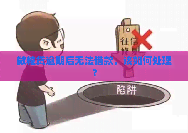 微粒贷逾期后无法借款，该如何处理？