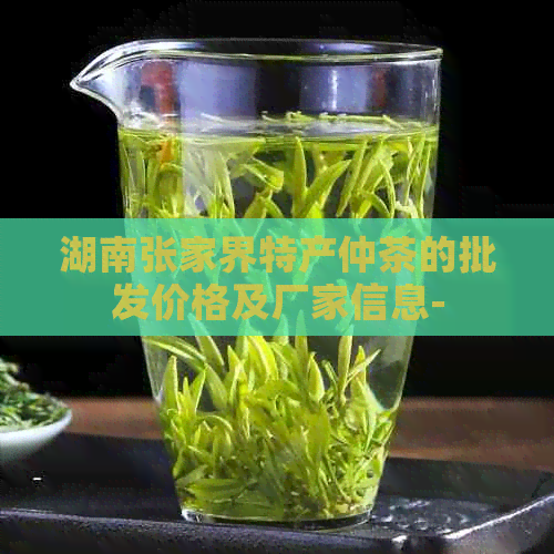 湖南张家界特产仲茶的批发价格及厂家信息-