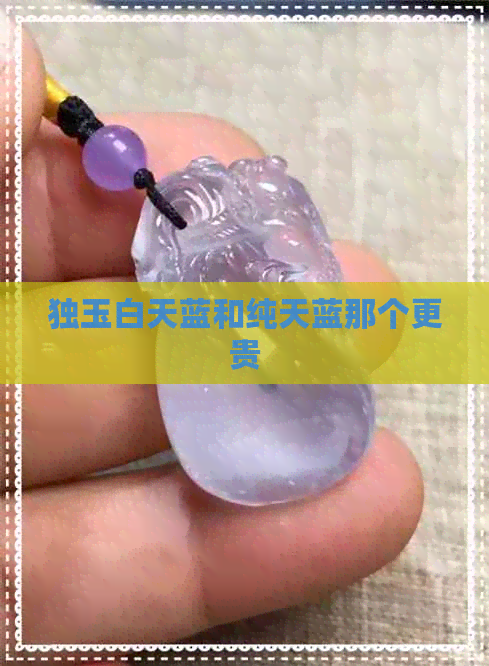 独玉白天蓝和纯天蓝那个更贵