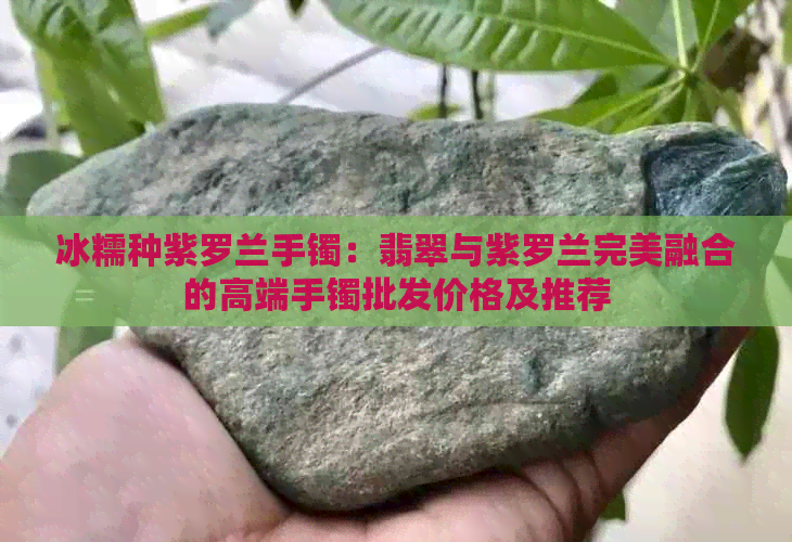 冰糯种紫罗兰手镯：翡翠与紫罗兰完美融合的高端手镯批发价格及推荐