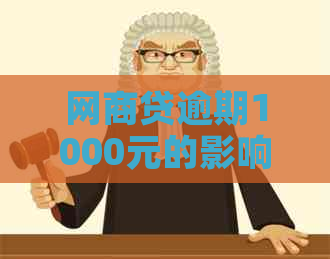 网商贷逾期1000元的影响及可能的后果，如何解决和避免？