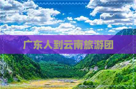 广东人到云南旅游团