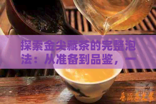 探索金尖藏茶的完整泡法：从准备到品鉴，一篇全面指南