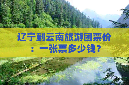 辽宁到云南旅游团票价：一张票多少钱？