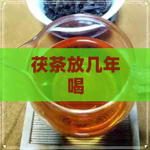 茯茶放几年喝