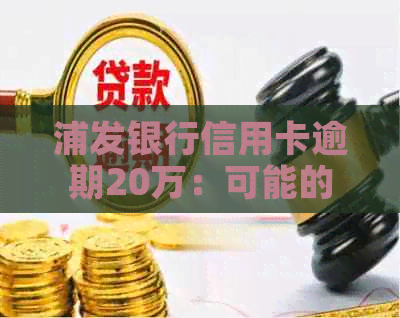 浦发银行信用卡逾期20万：可能的后果与应对策略