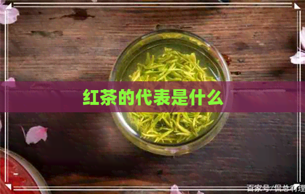 红茶的代表是什么