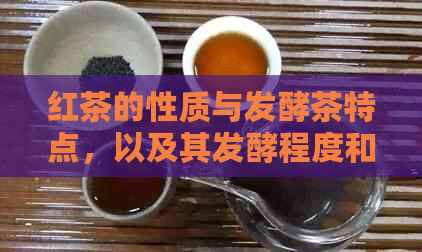 红茶的性质与发酵茶特点，以及其发酵程度和类型。