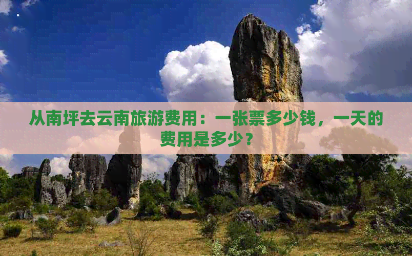 从南坪去云南旅游费用：一张票多少钱，一天的费用是多少？