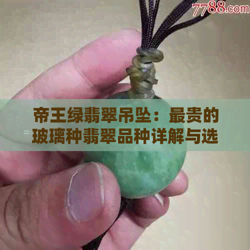 帝王绿翡翠吊坠：最贵的玻璃种翡翠品种详解与选购指南