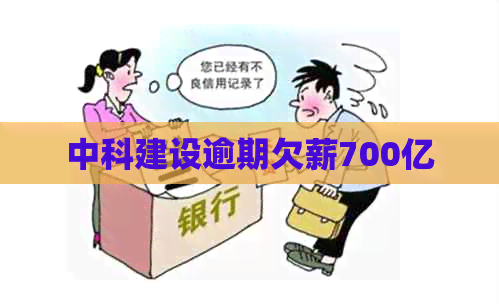 中科建设逾期欠薪700亿