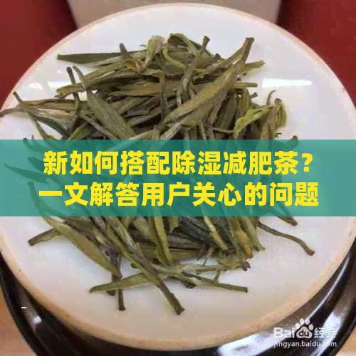 新如何搭配除湿减肥茶？一文解答用户关心的问题