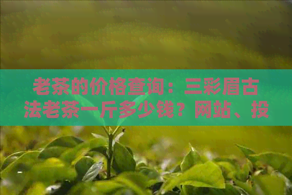 老茶的价格查询：三彩眉古法老茶一斤多少钱？网站、投诉全解析