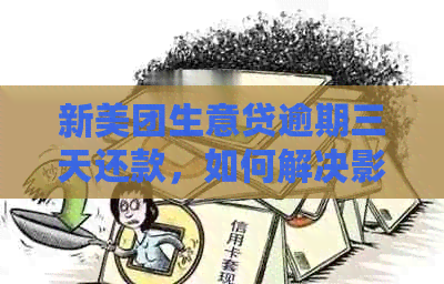 新美团生意贷逾期三天还款，如何解决影响并避免借款困境？