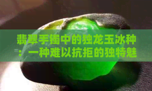 翡翠手镯中的独龙玉冰种：一种难以抗拒的独特魅力