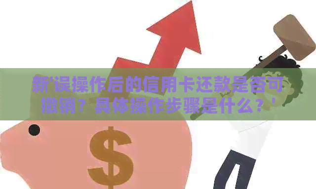 新'误操作后的信用卡还款是否可撤销？具体操作步骤是什么？'