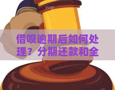 借呗逾期后如何处理？分期还款和全额还款哪个更合适？