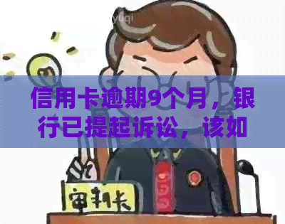 信用卡逾期9个月，银行已提起诉讼，该如何应对？