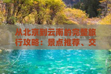 从北京到云南的完整旅行攻略：景点推荐、交通指南、住宿、美食及必备物品