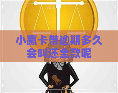 小赢卡带逾期多久会叫还全款呢