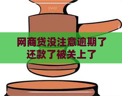 网商贷没注意逾期了还款了被关上了