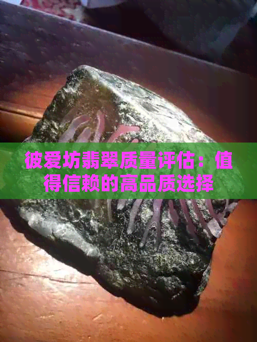 彼爱坊翡翠质量评估：值得信赖的高品质选择