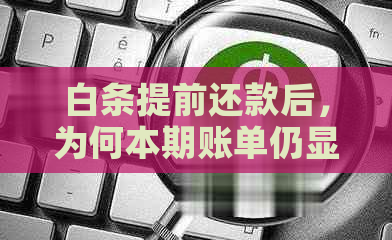 白条提前还款后，为何本期账单仍显示待还款项？如何解决这个问题？