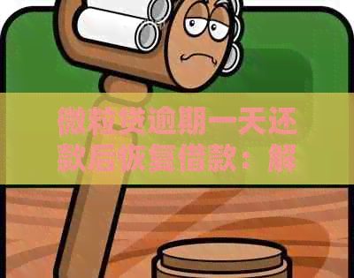 微粒贷逾期一天还款后恢复借款：解决方法与补救措