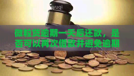 微粒贷逾期一天后还款，是否可以再次借款并避免逾期影响？