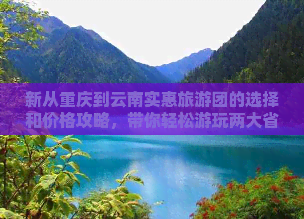 新从重庆到云南实惠旅游团的选择和价格攻略，带你轻松游玩两大省份！