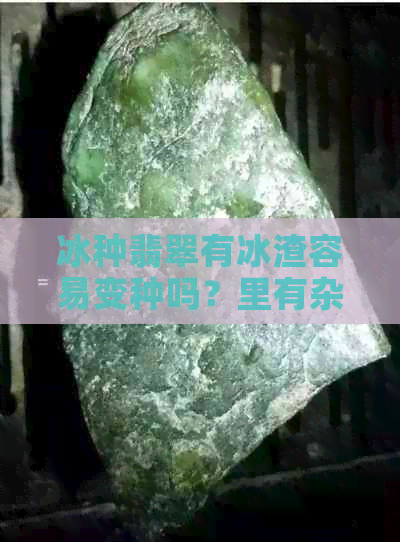 冰种翡翠有冰渣容易变种吗？里有杂质就不值钱了吗？