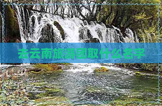 去云南旅游团取什么名字