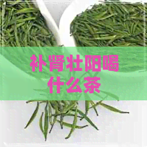 补肾壮阳喝什么茶