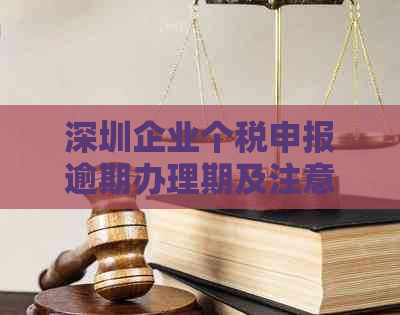 深圳企业个税申报逾期办理期及注意事项