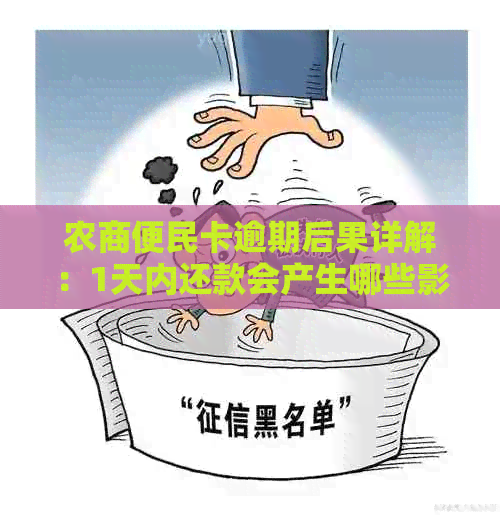 农商便民卡逾期后果详解：1天内还款会产生哪些影响？如何避免逾期？