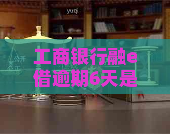 工商银行融e借逾期6天是否影响信用记录及未来贷款机会？