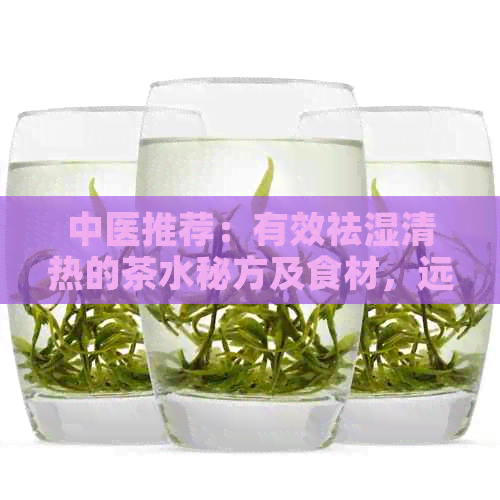 中医推荐：有效祛湿清热的茶水秘方及食材，远离湿热困扰