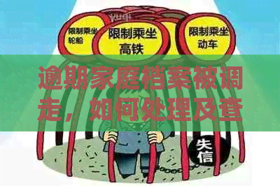 逾期家庭档案被调走，如何处理及查询？网贷逾期涉及老家调查