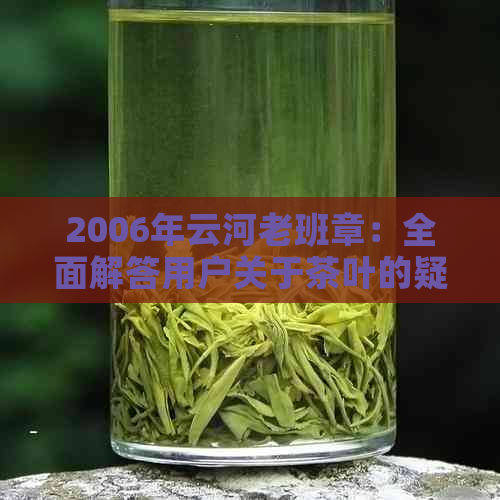 2006年云河老班章：全面解答用户关于茶叶的疑问与需求