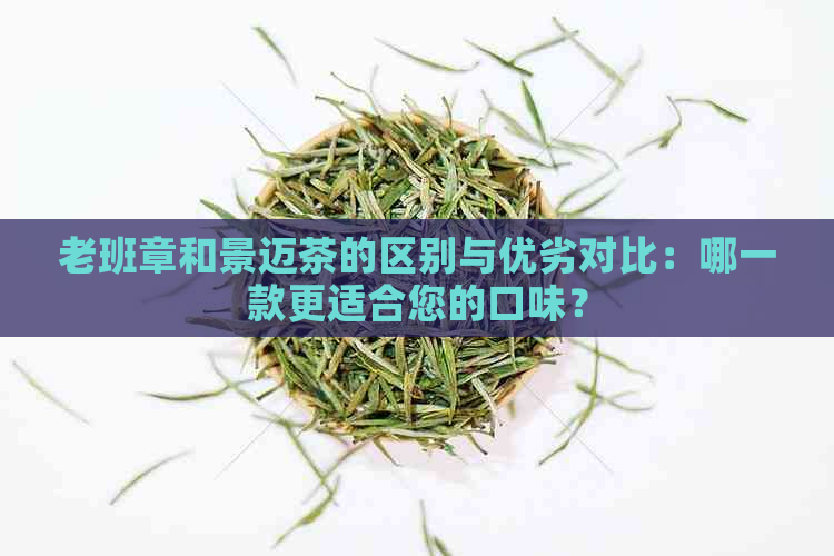 老班章和景迈茶的区别与优劣对比：哪一款更适合您的口味？