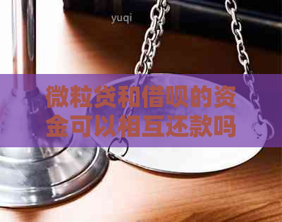 微粒贷和借呗的资金可以相互还款吗？详细解答与操作步骤