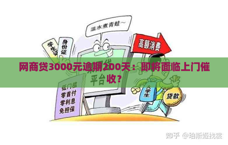 网商贷3000元逾期200天：即将面临上门？