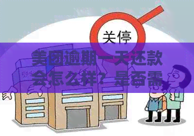 美团逾期一天还款会怎么样？是否需要立即还全款？