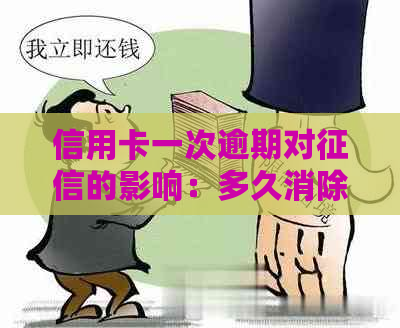 信用卡一次逾期对的影响：多久消除记录？会影响买房吗？