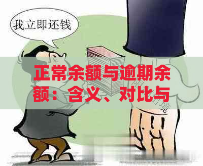 正常余额与逾期余额：含义、对比与区别