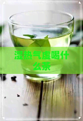 湿热气虚喝什么茶