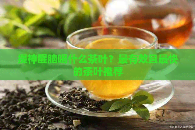 提神醒脑喝什么茶叶？最有效且最快的茶叶推荐